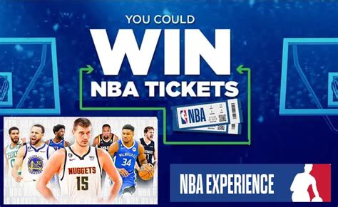 sweepstake tickets|NBA Game Ticket Sweepstakes .